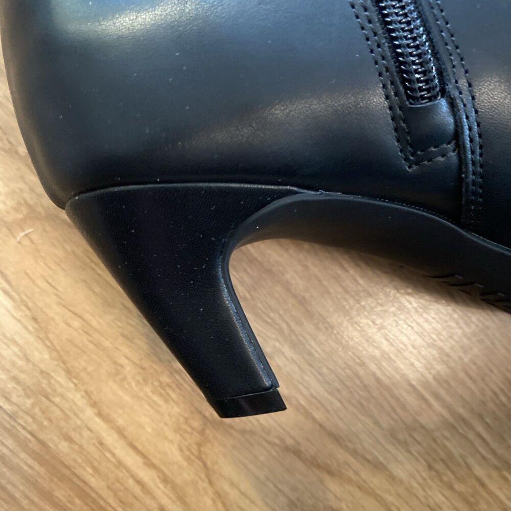 I.N.C. International Concepts Womens Sareya Mid-Heel Bootie Black Smooth 9.5M - Picture 12 of 16